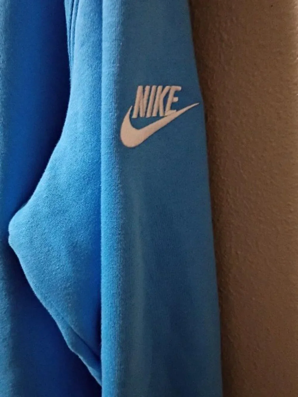 NIKE HOUSTON OILERS Pullover Hoodie Light Blue Large
